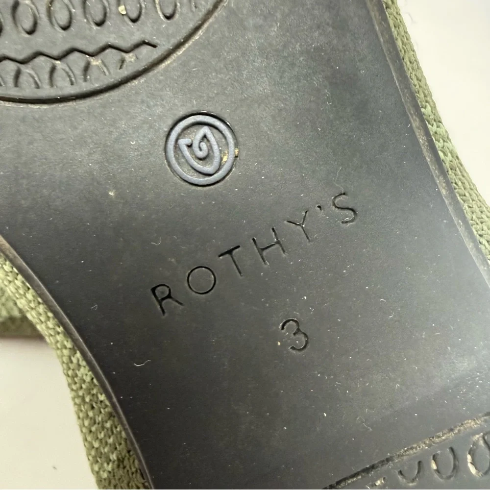 Rothy’s Girls Size 3 Camo flats slip on shoes knit loafers